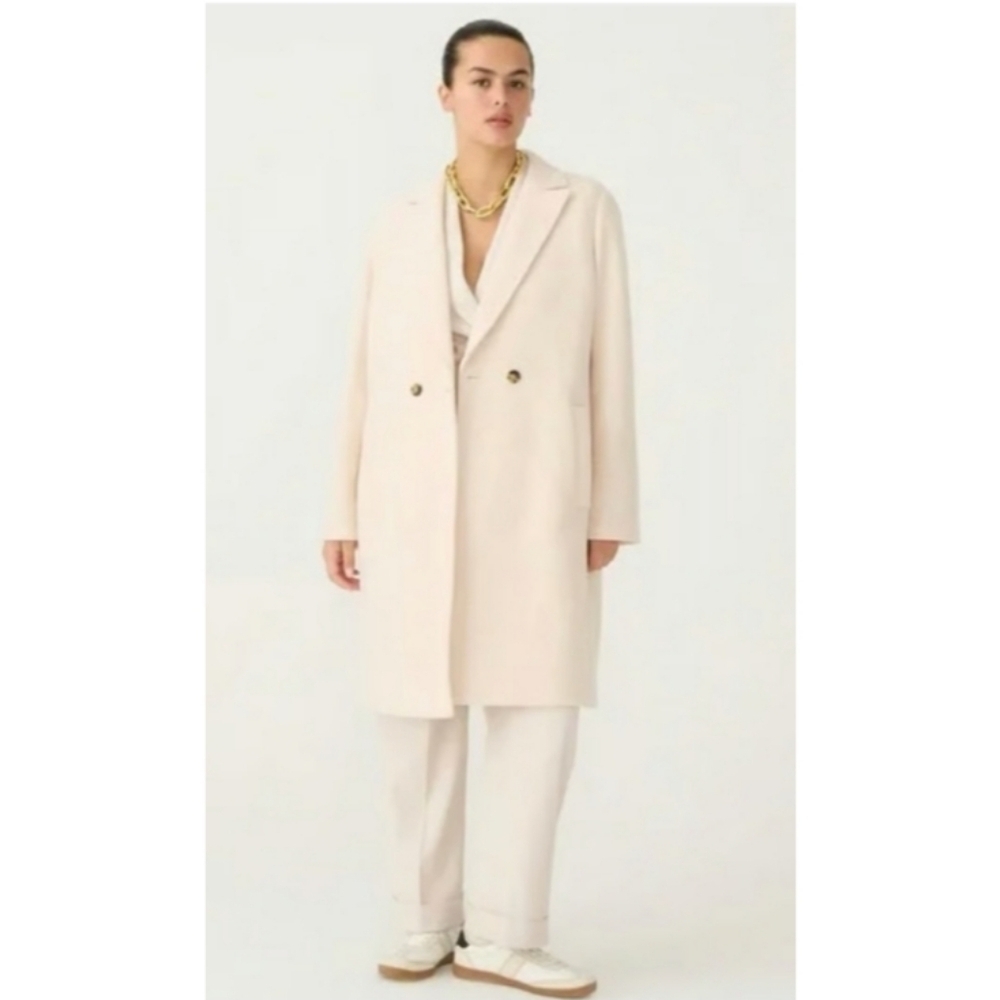 J.Crew Daphne Topcoat in Italian Boiled Wool